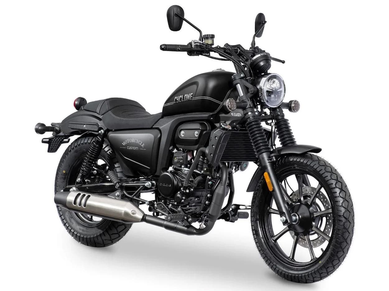 Cyclone RA 125 PLUS 124cc monocylindre — custom — photo 2