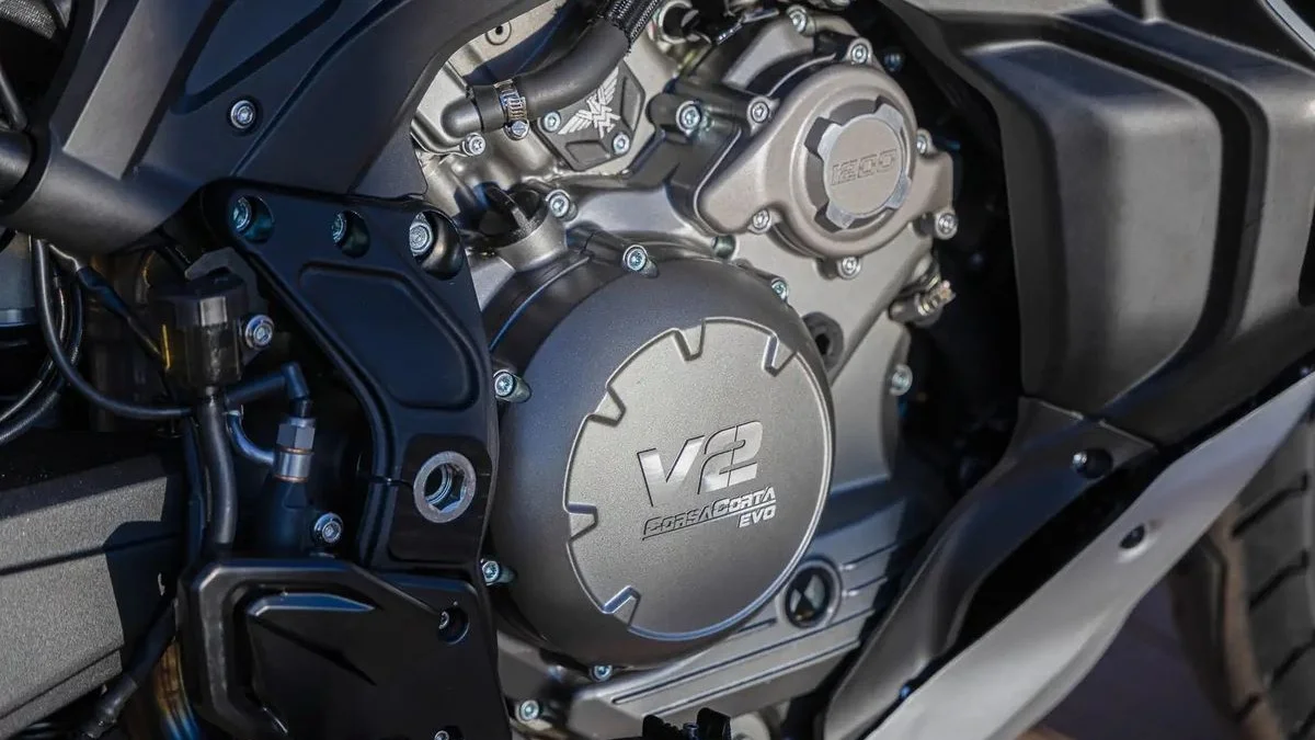 Moteur V2 Corsa Corta EVO 1187 cm³ de la Moto Morini X-Cape 1200